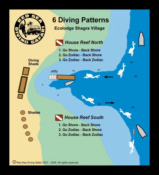 Map for Marsa Shagra House reef