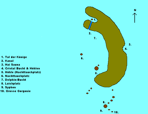 Map for Shaab Marsa Alam