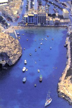 Map for Xlendi Bay