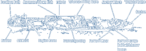 Map for S.S. Yongala